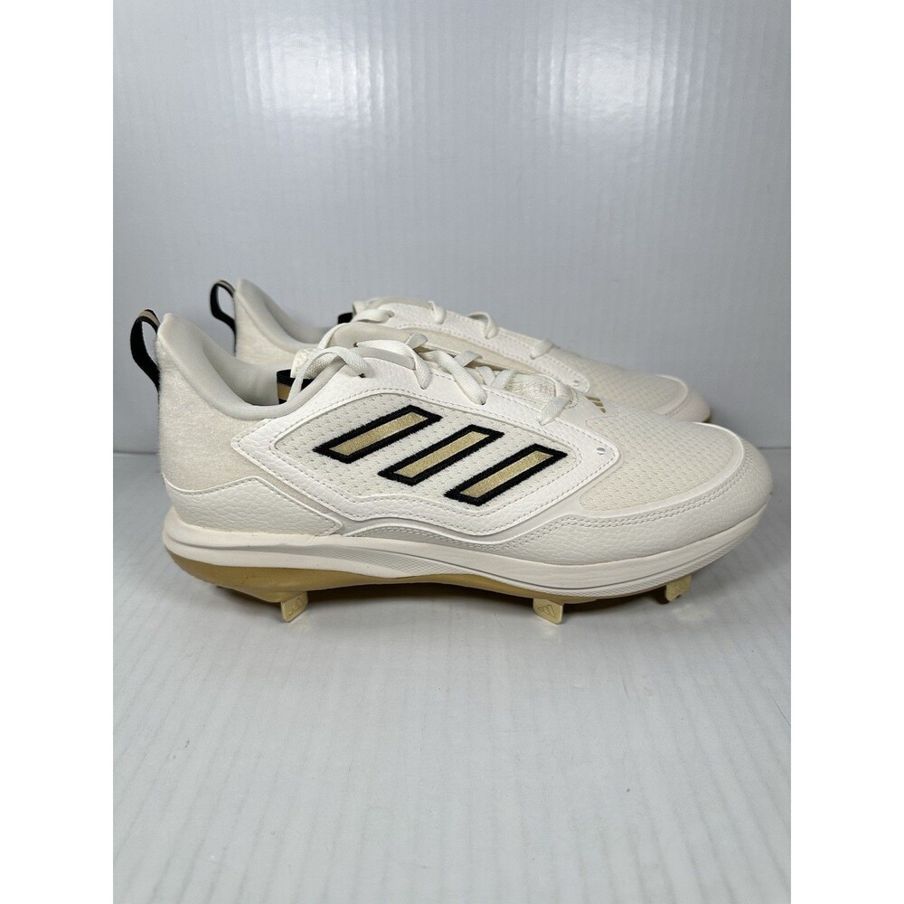 Size 11 Adidas Pure Hustle 3 Elite Women’s Softball Cleats White Gold ID7638 NEW